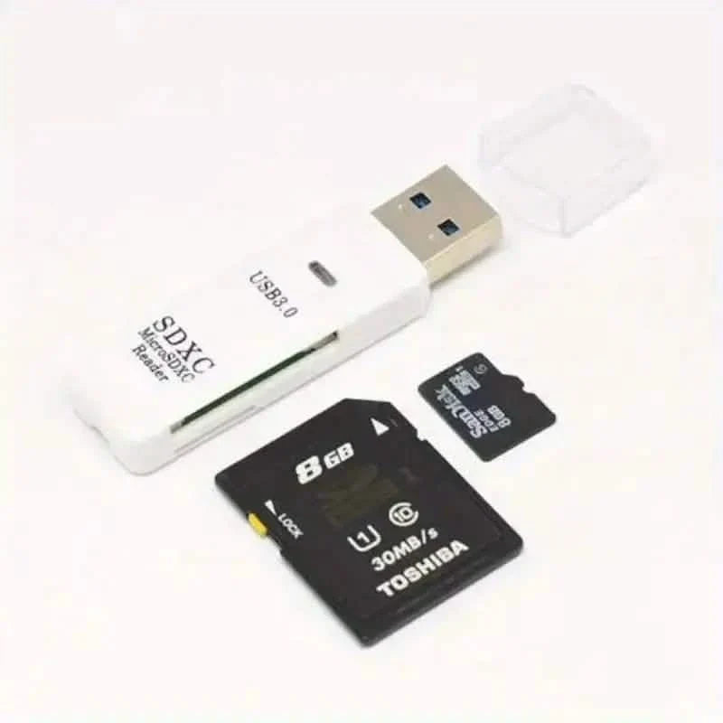 2-in-1 Multi Card Reader USB 3.0 Micro SD TF Card Memory Flash Drive Adapter DailySale