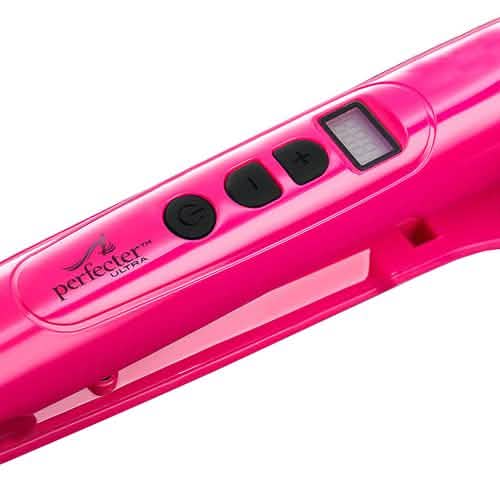 2-in-1 Perfecter Flat Iron Hair Straightener and Hot Round Brush DailySale