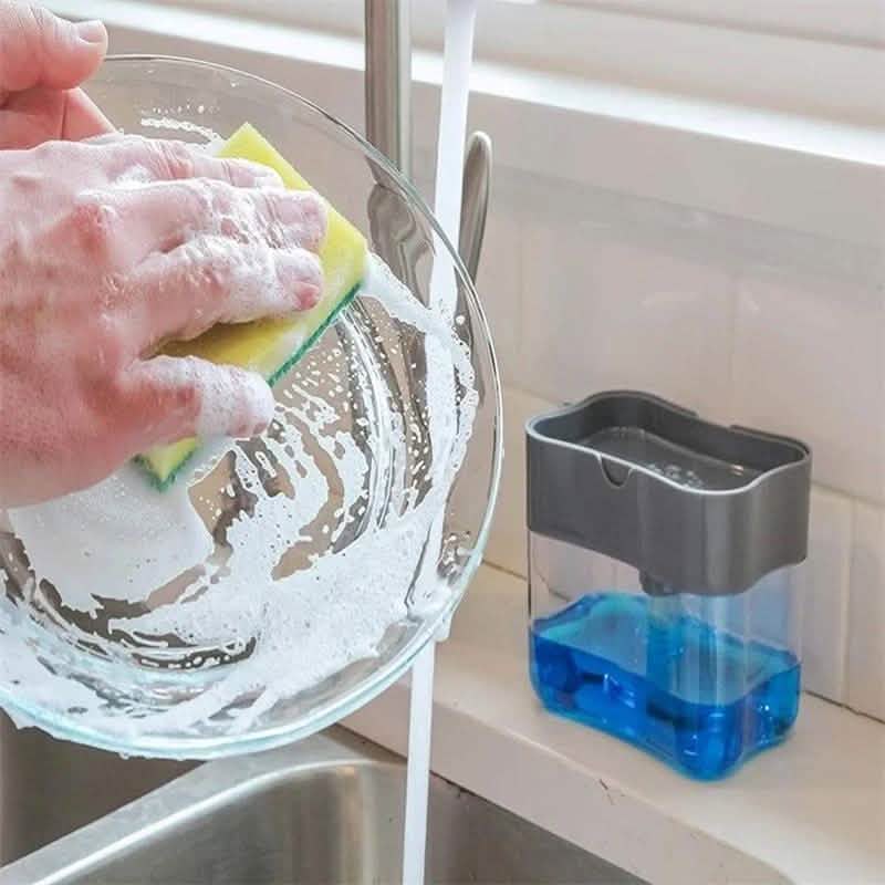2-in-1 Soap Dispenser Pump with Sponge Holder DailySale