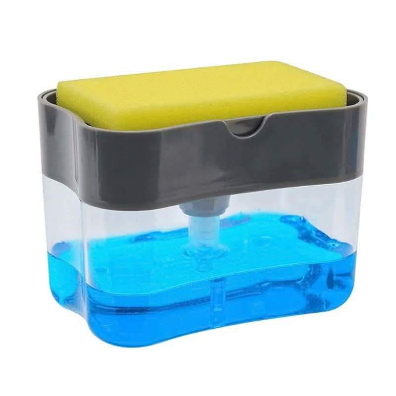 2-in-1 Soap Dispenser Pump with Sponge Holder DailySale