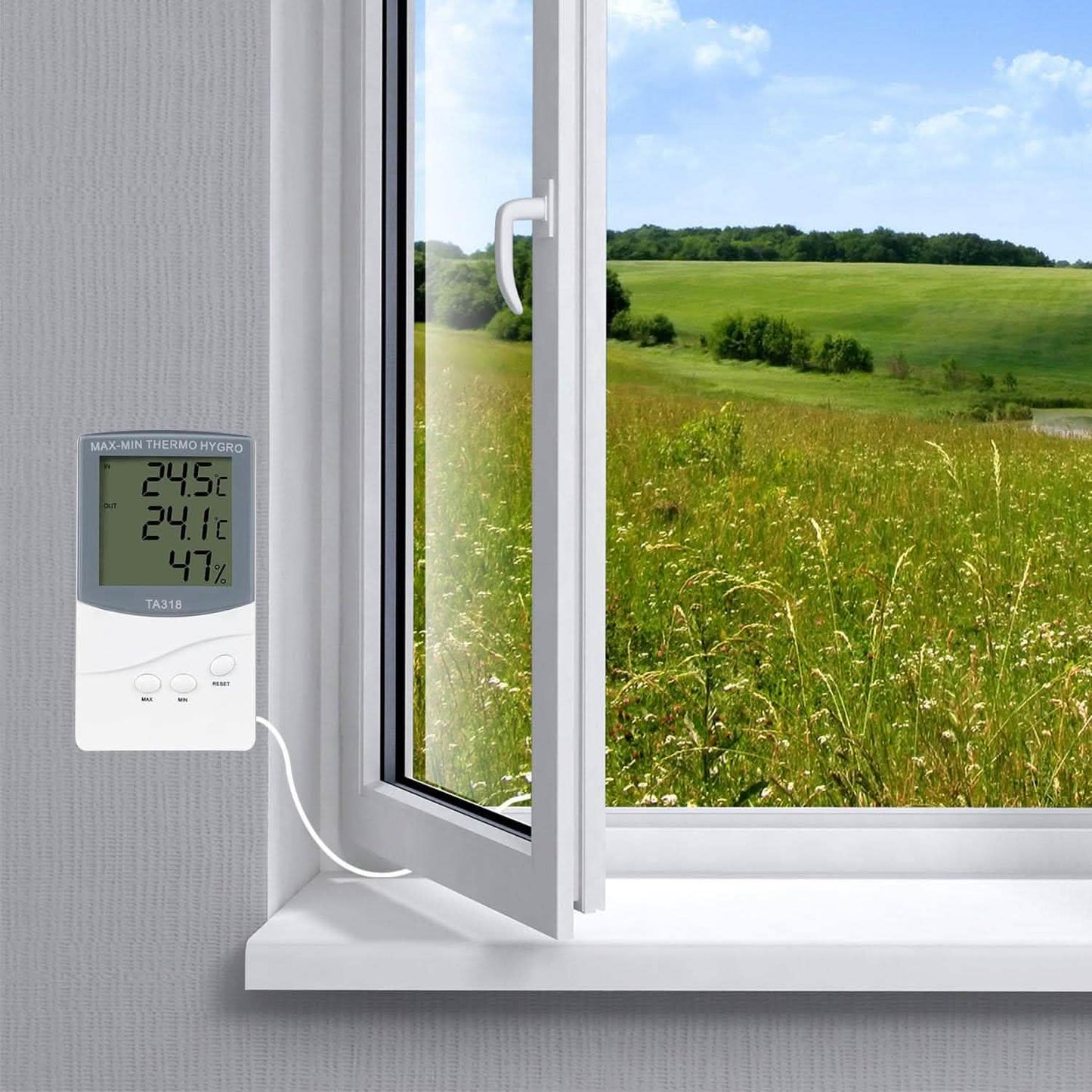 2-in-1 Thermometer and Hygrometer DailySale