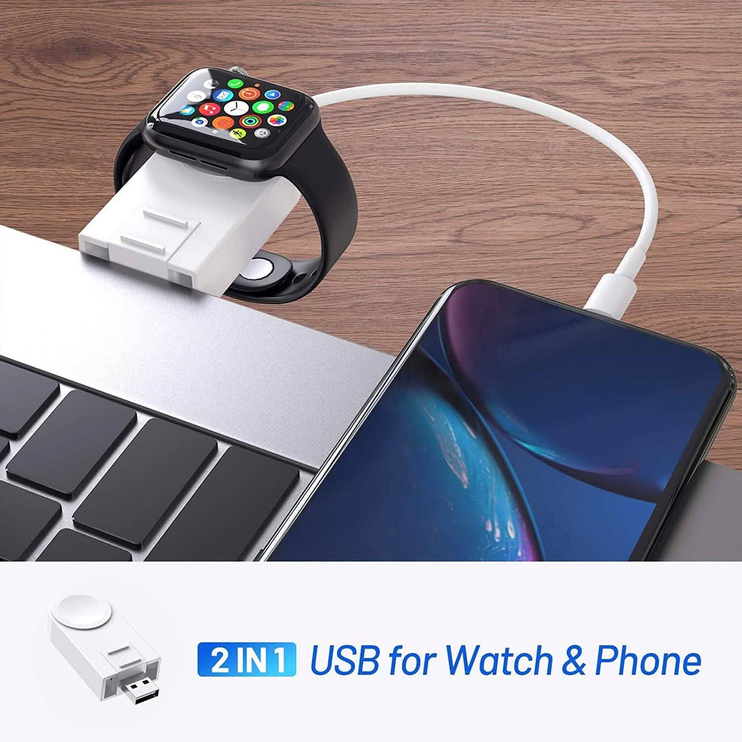 2-in-1 Wireless USB Charger DailySale