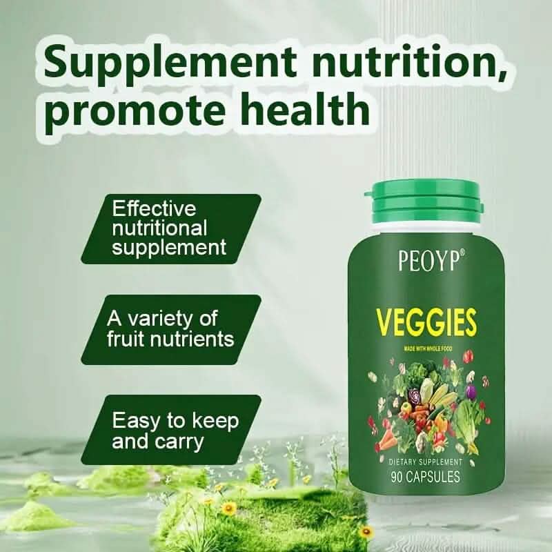2-Pack: 100% Natural Fruits and Vegetables Supplement DailySale