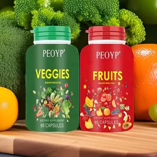 2-Pack: 100% Natural Fruits and Vegetables Supplement DailySale