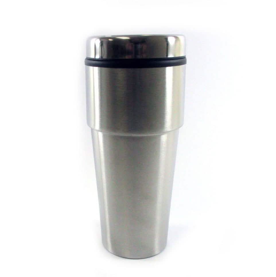 2-Pack: 16oz Cup Insulated Coffee Travel Mug Stainless Steel Thermos Tumbler DailySale