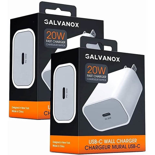 2-Pack: 20W USB-C Wall Charger Plug - Designed for Fast Charging DailySale