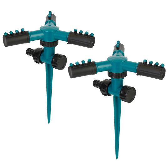 2-Pack: 360 Degree Rotatable Lawn Garden Sprinkler DailySale