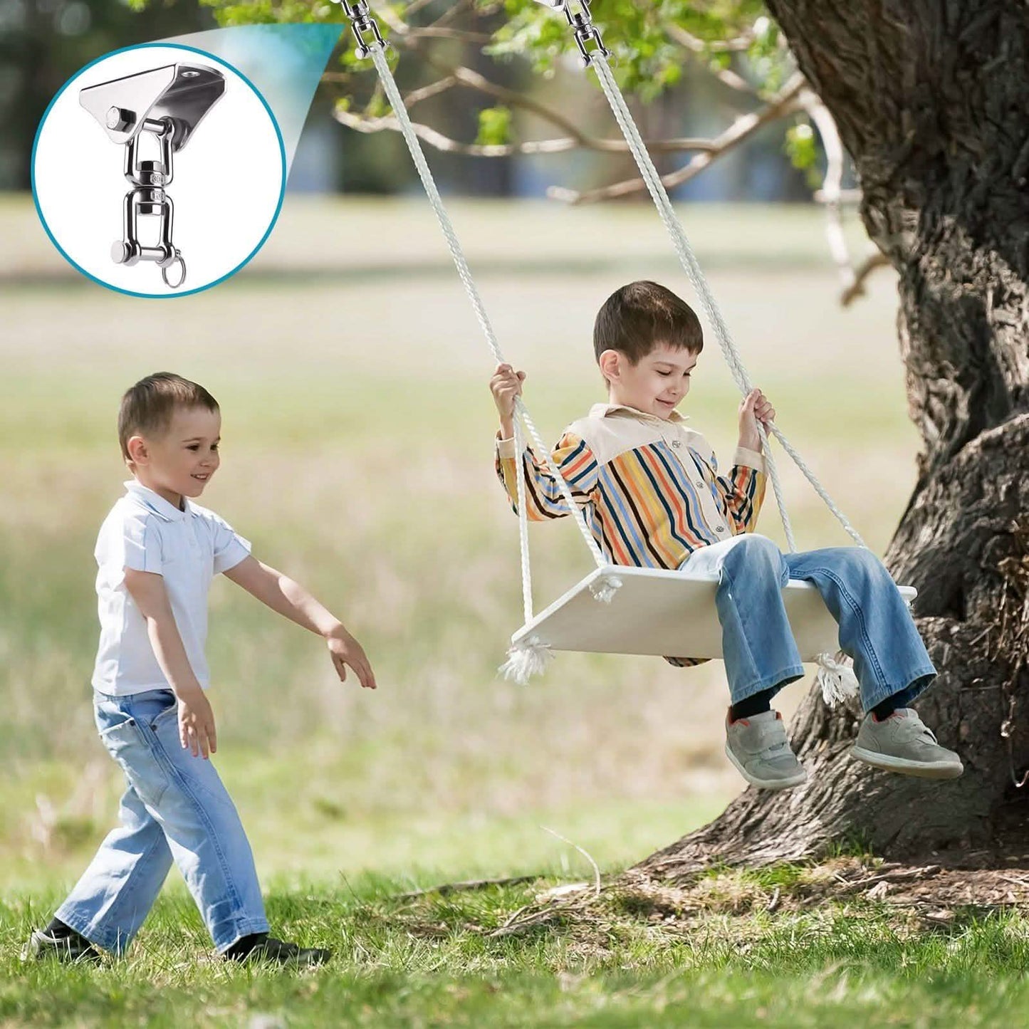 2-Pack: 360° Rotation Swing Hanger Brackets Set DailySale