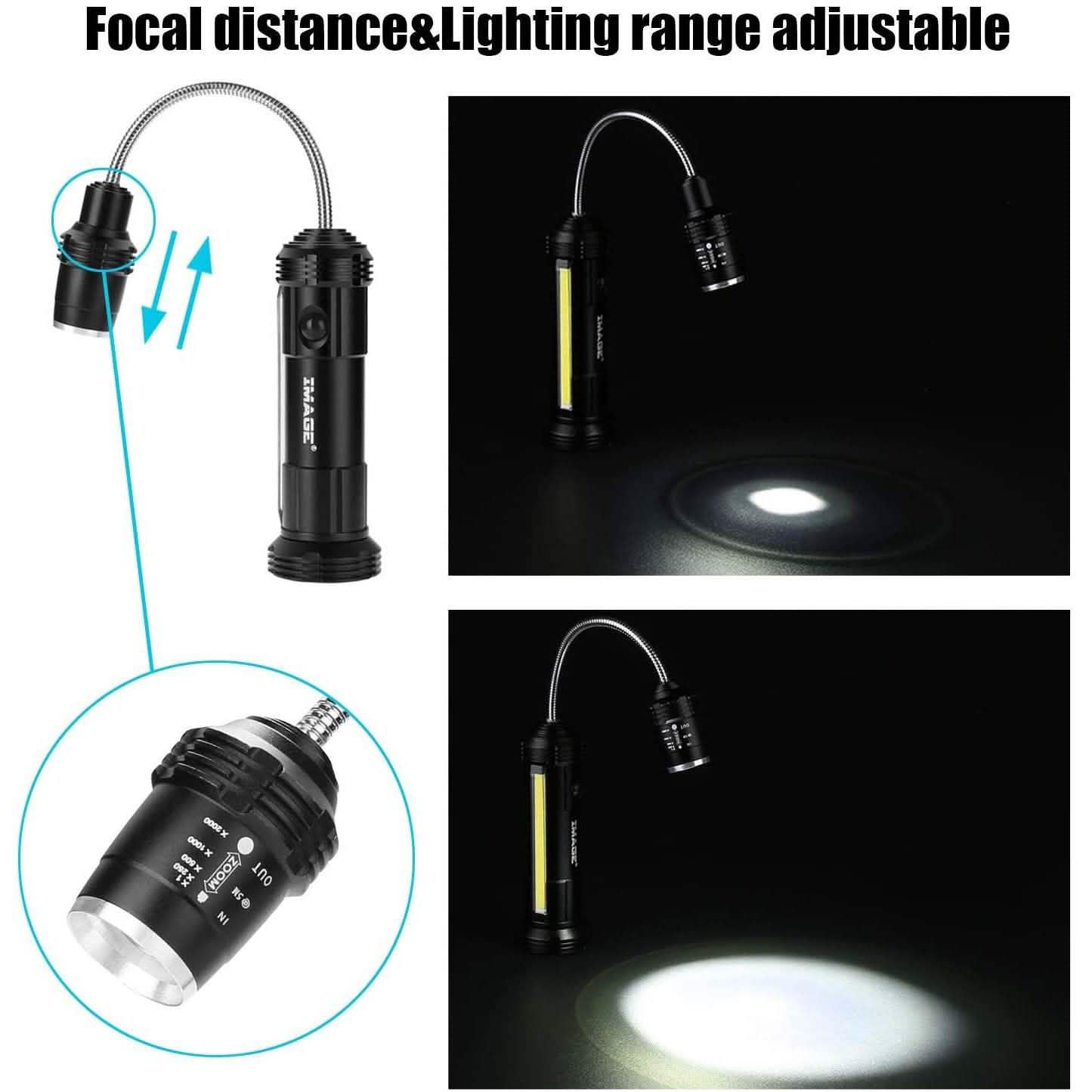 2-Pack: 360º Gooseneck LED Magnetic Base Lamp DailySale