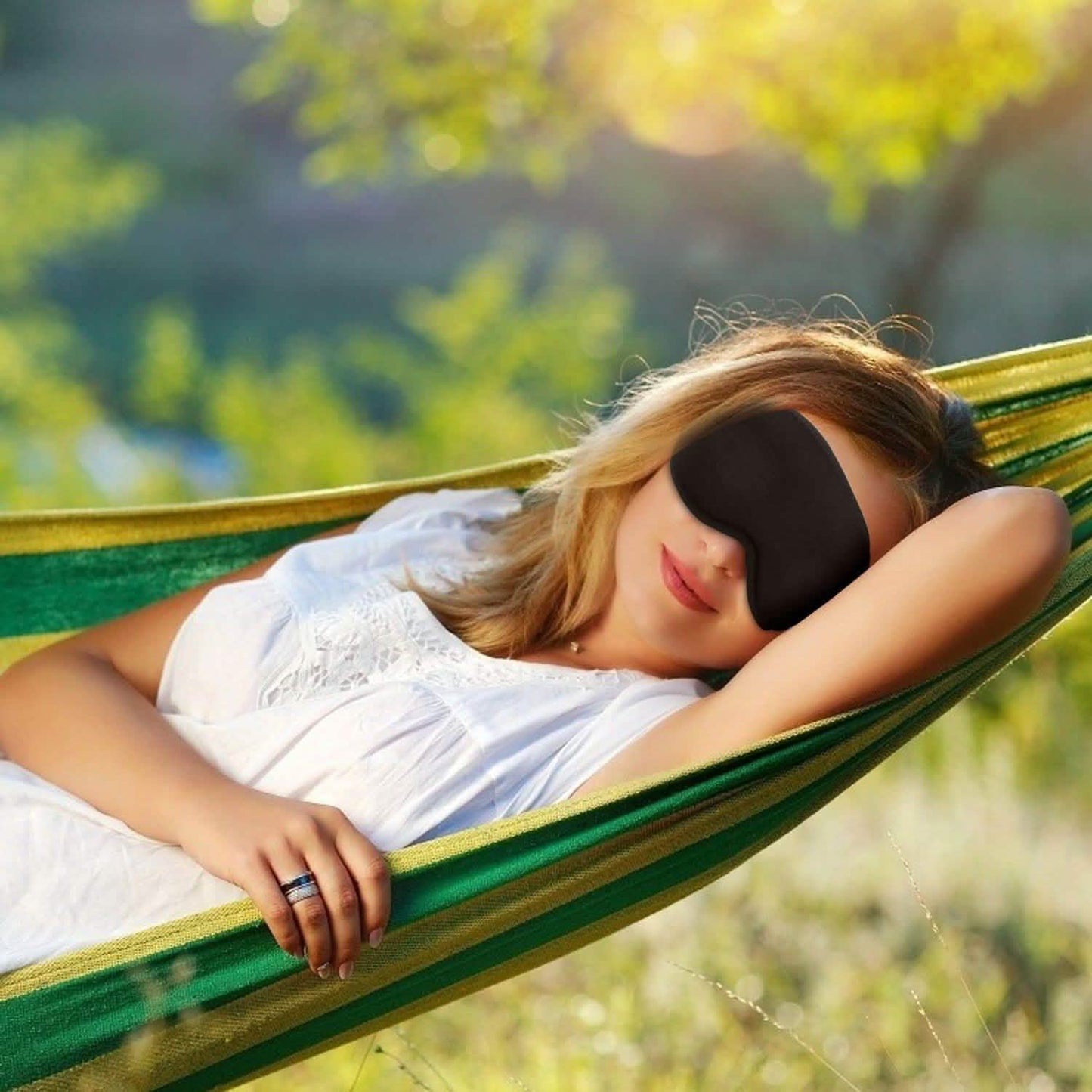 2-Pack: 3D Contoured Cup Light Blockout Sleeping Mask DailySale