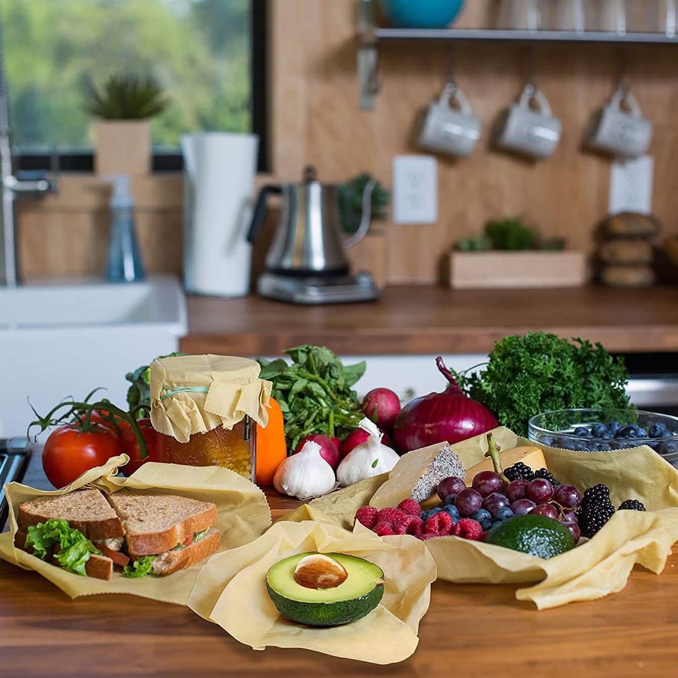 2-Pack: 4 Variety Beeswax Food Wraps DailySale