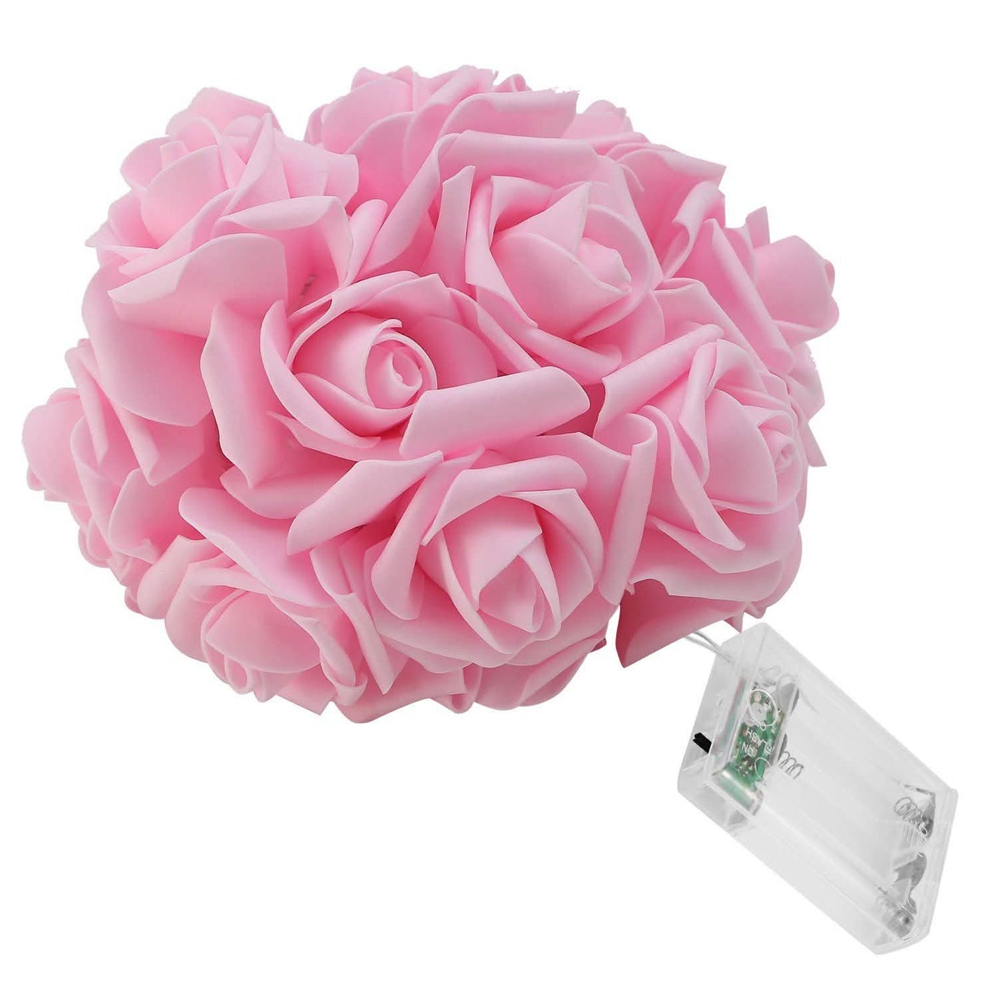 2-Pack: 40 LEDs Rose Flower String Lights DailySale