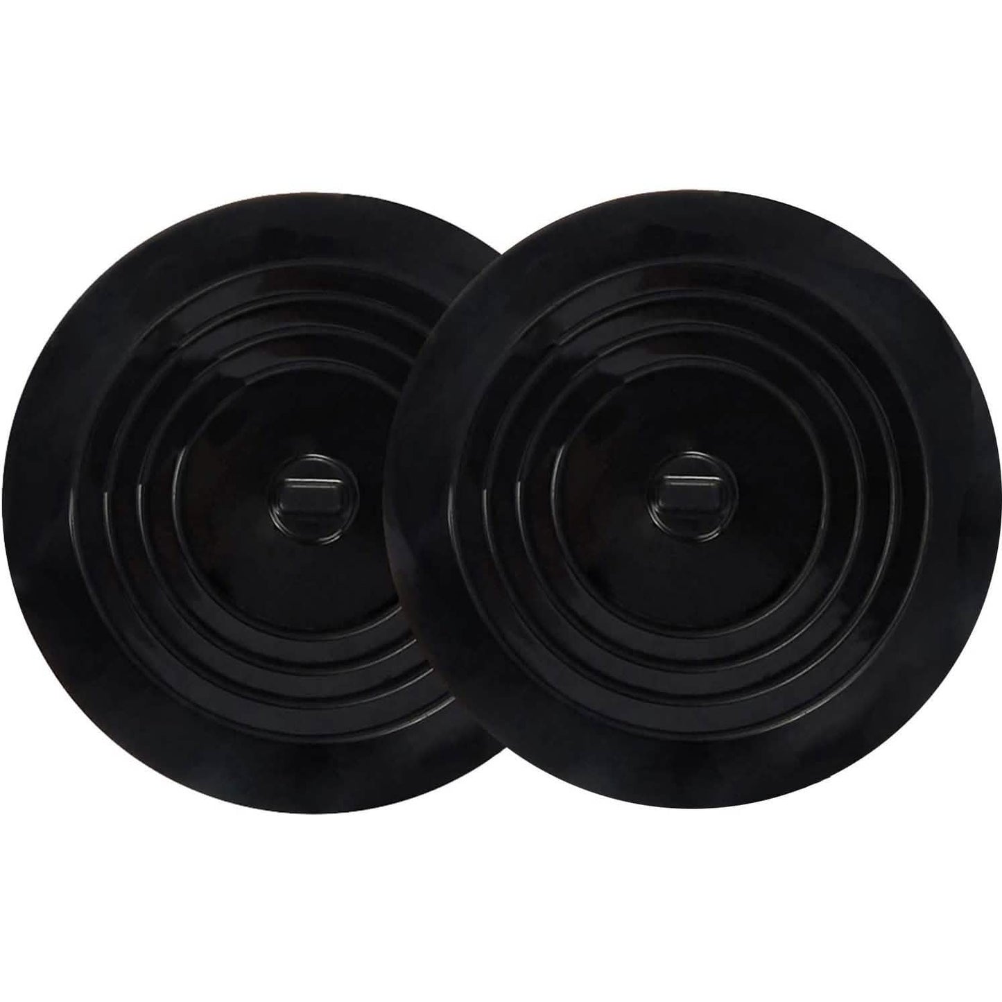 2-Pack: 6" Large Silicone Drain Plug Hair Stopper Flat Suction Cover DailySale