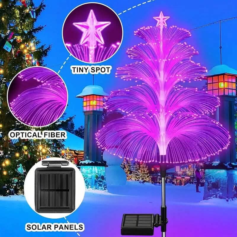 2-Pack: 7 Color-Changing LED Solar Jellyfish Lights DailySale