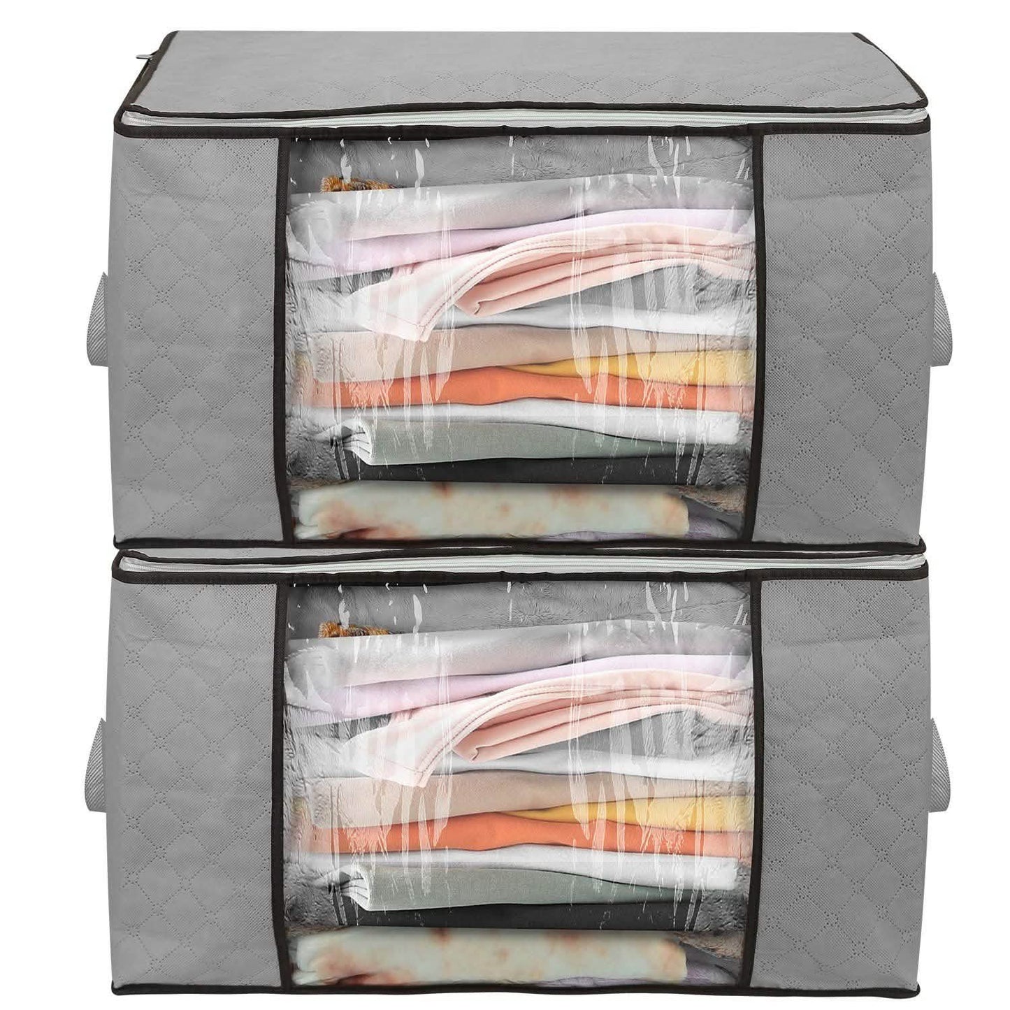 2-Pack: 90L Large Capacity Foldable Closet Organizer DailySale