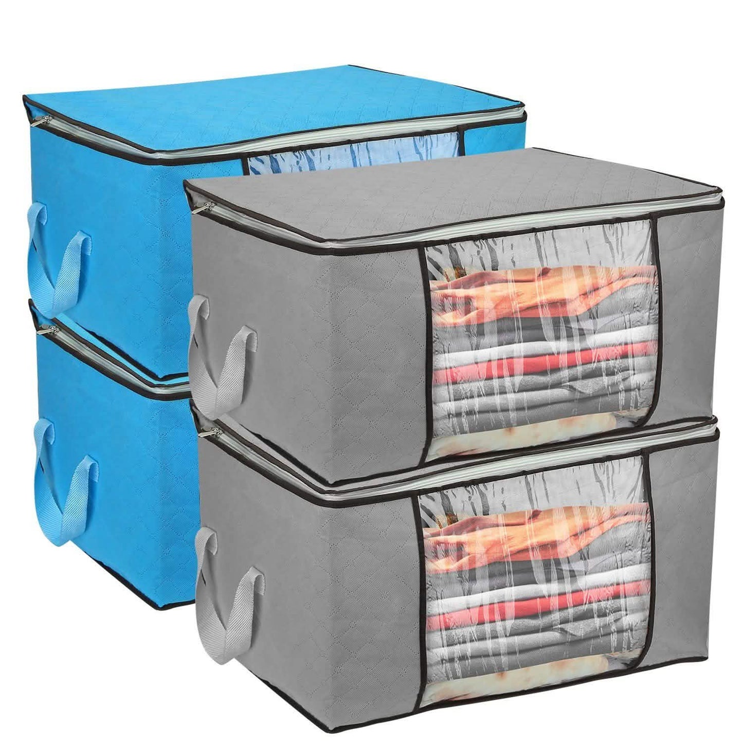 2-Pack: 90L Large Capacity Foldable Closet Organizer DailySale