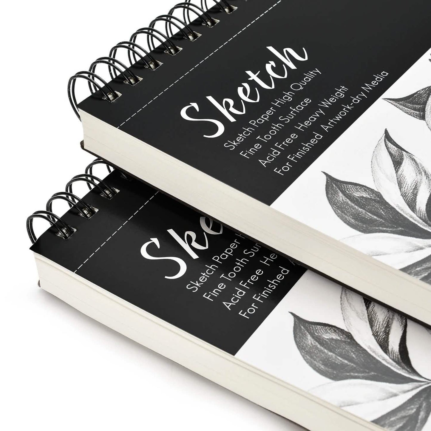 2-Pack: 9X12" 100 Sheets Spiral Sketch Pad DailySale