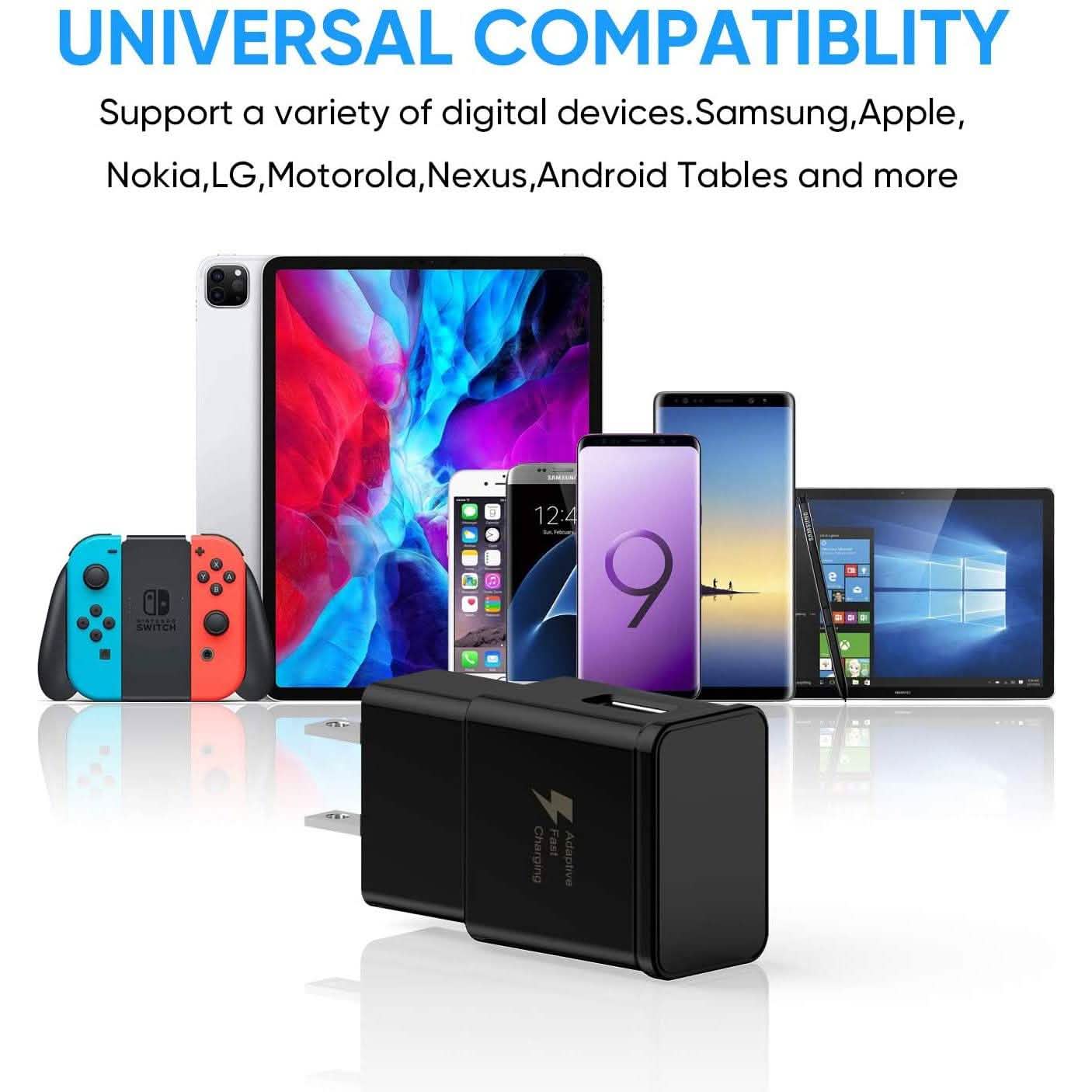 2-Pack: Adaptive Fast Charging Wall Charger DailySale