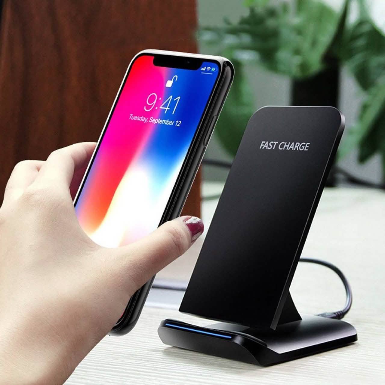 2-Pack: Adjustable Qi Device Wireless Rapid Charger DailySale