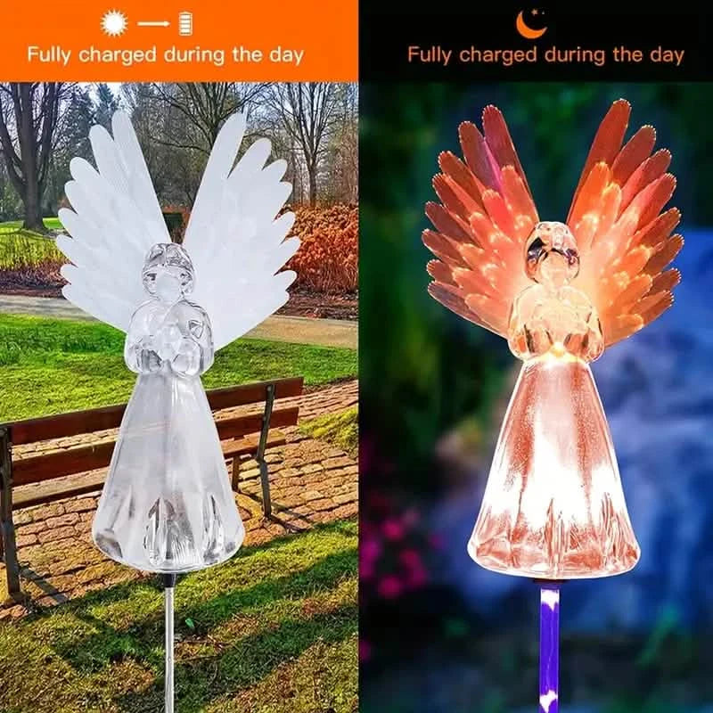 2-Pack: Angel Solar Garden Lights DailySale