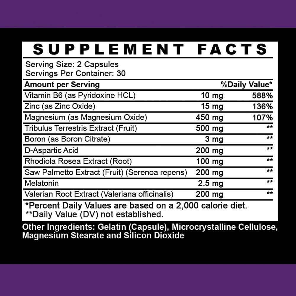 2-Pack: Angry Supplements Test Booster for Men DailySale