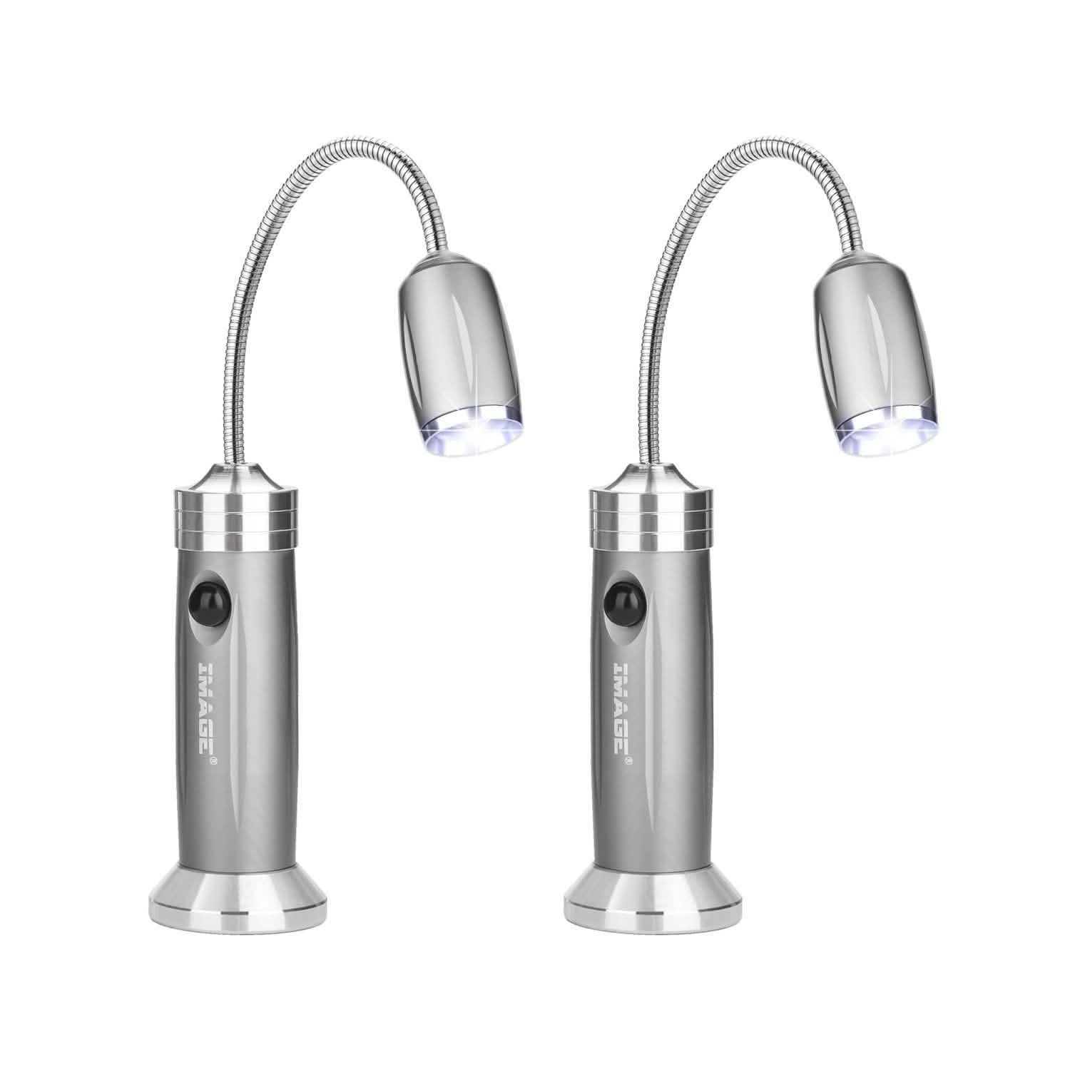 2-Pack: BBQ Grill LED Flashlight Goose Neck Outdoor Lamp DailySale