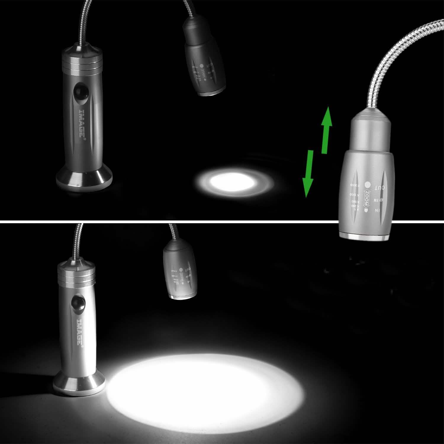 2-Pack: BBQ Grill LED Flashlight Goose Neck Outdoor Lamp DailySale