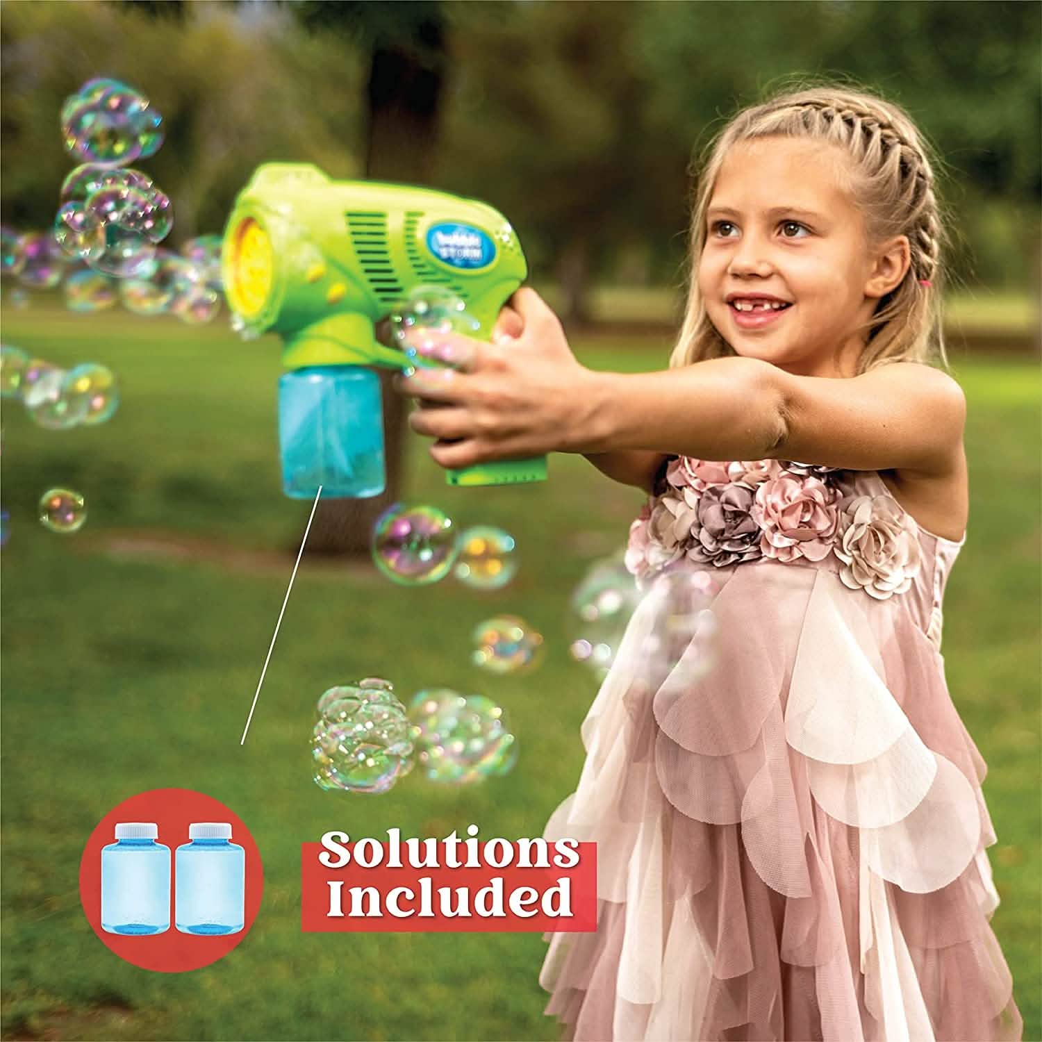 2-Pack: Blue and Green Bubble Gun DailySale