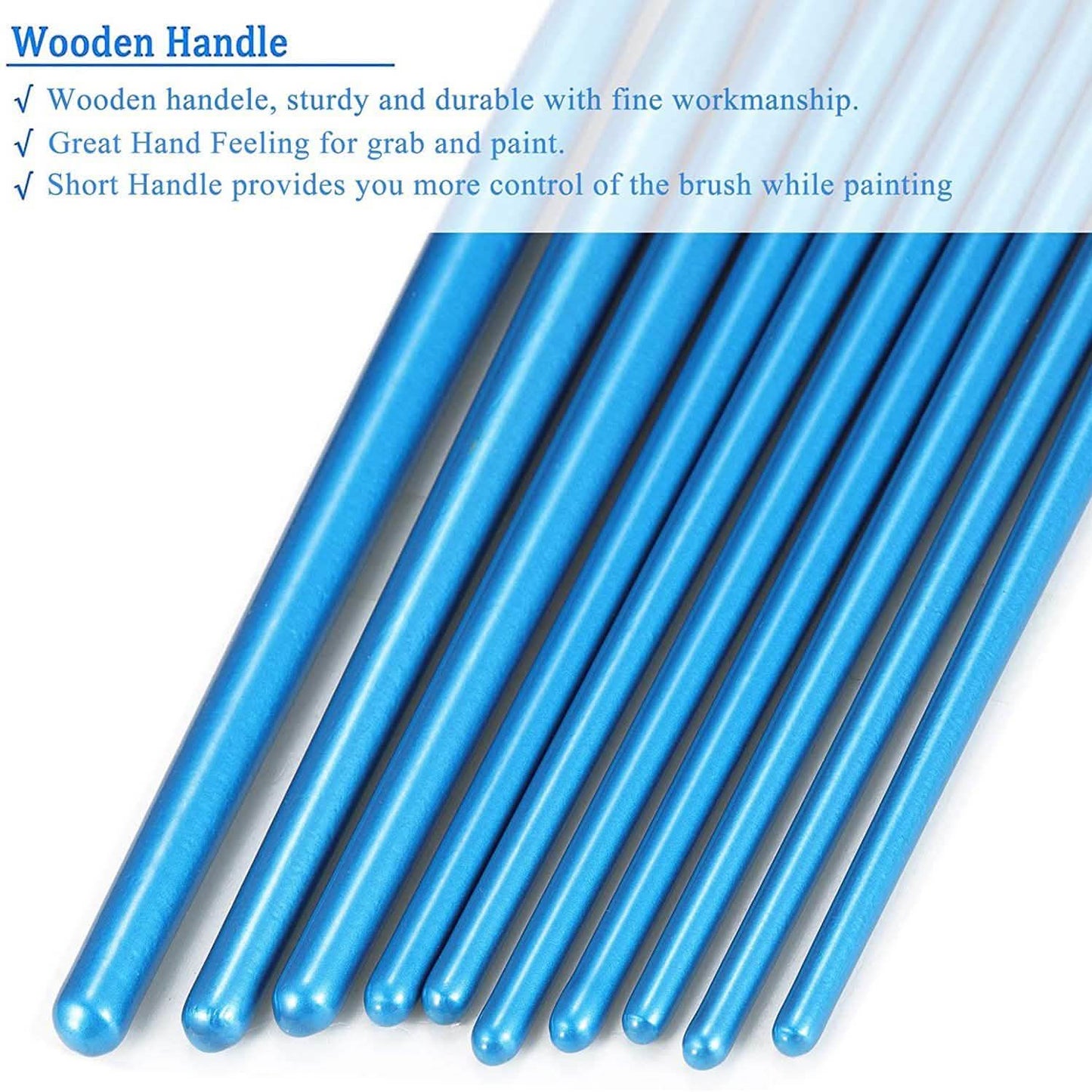 2-Pack: BOSOBO 10 Sizes Paint Brushes Set DailySale