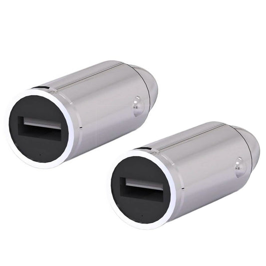 2-Pack: Bracketron Xventure Silver Bullet 2.4 AMP Car Charger DailySale
