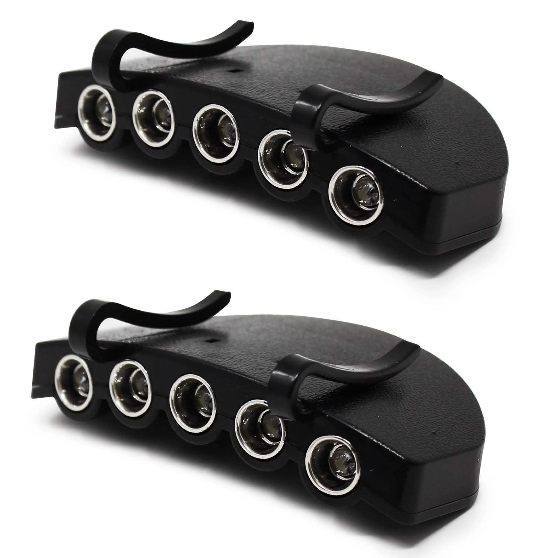 2-Pack: Bright Basics Clip-On LED Hat Lights DailySale