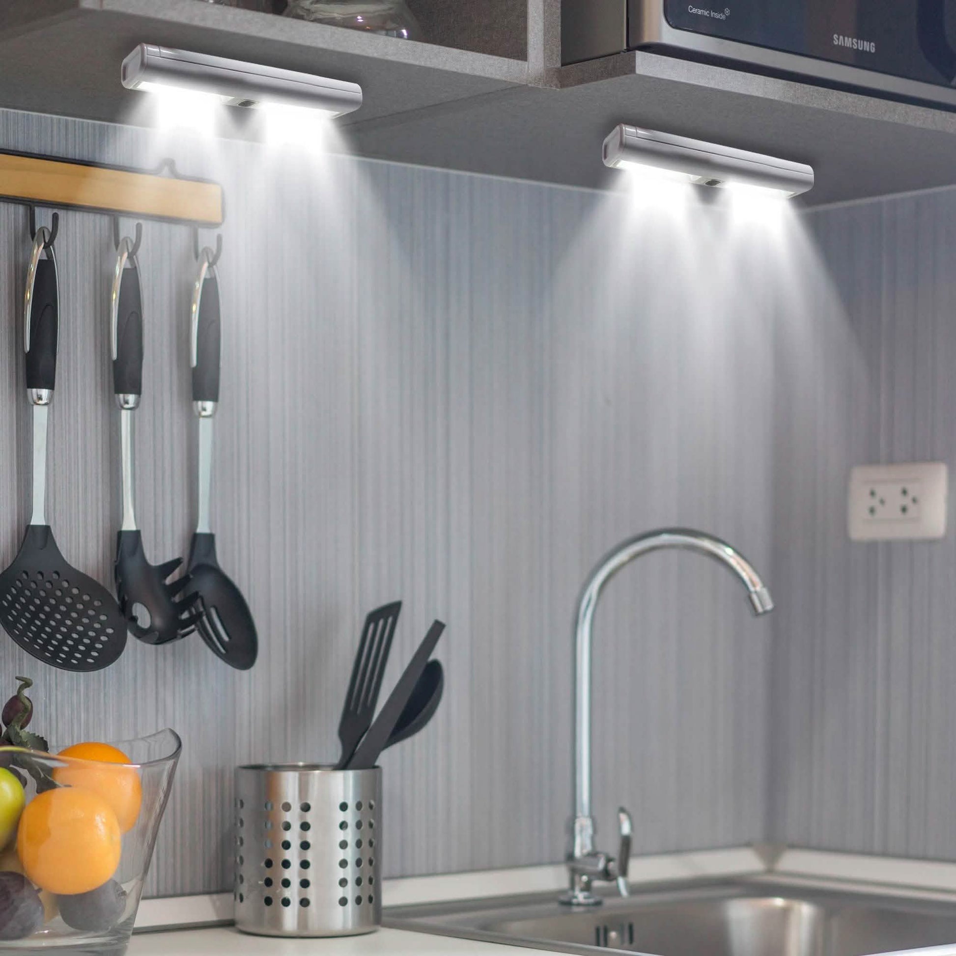 2-Pack: Bright Basics Ultra Bright Wireless Light Bars DailySale