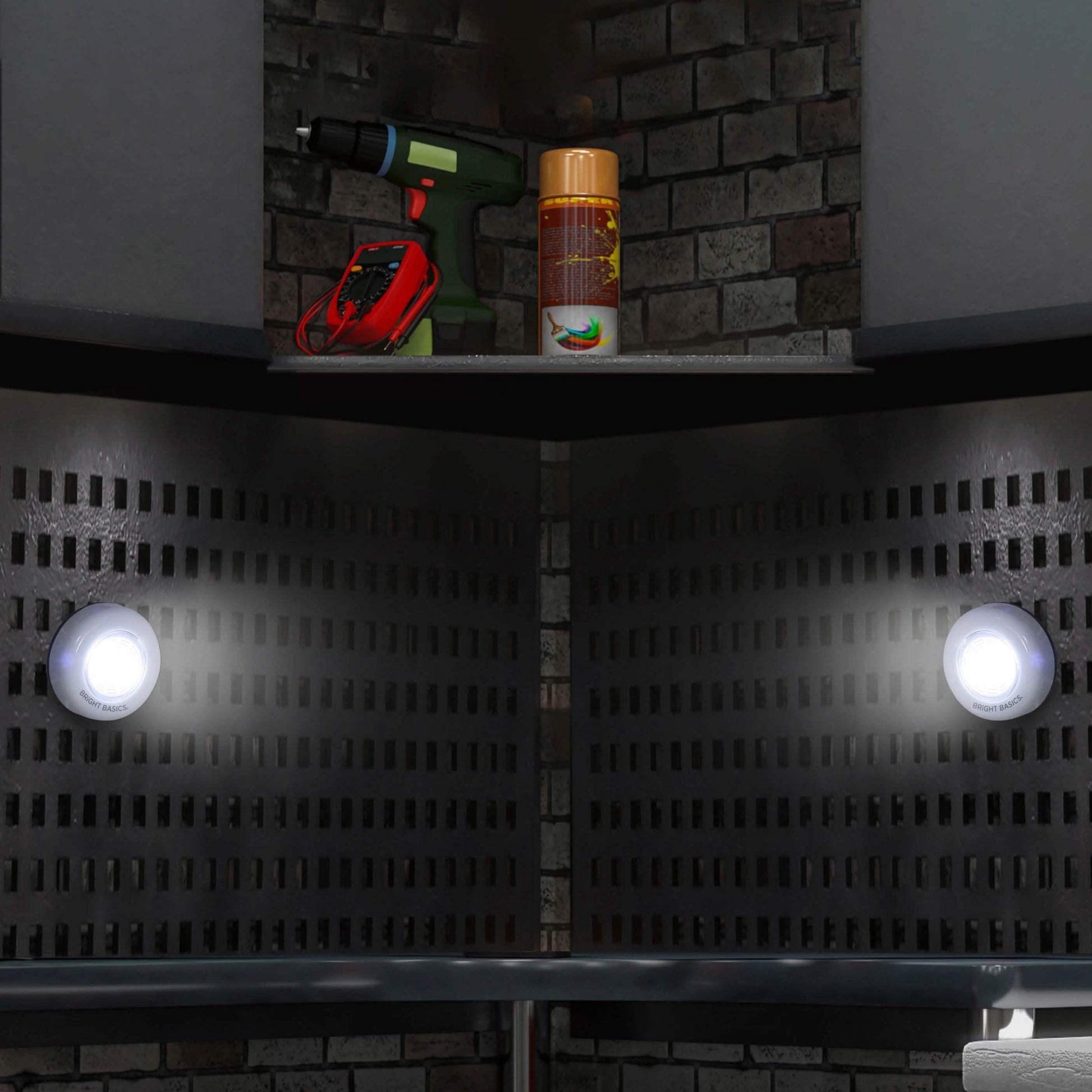 2-Pack: Bright Basics Ultra Thin Wireless LED Puck Lights DailySale