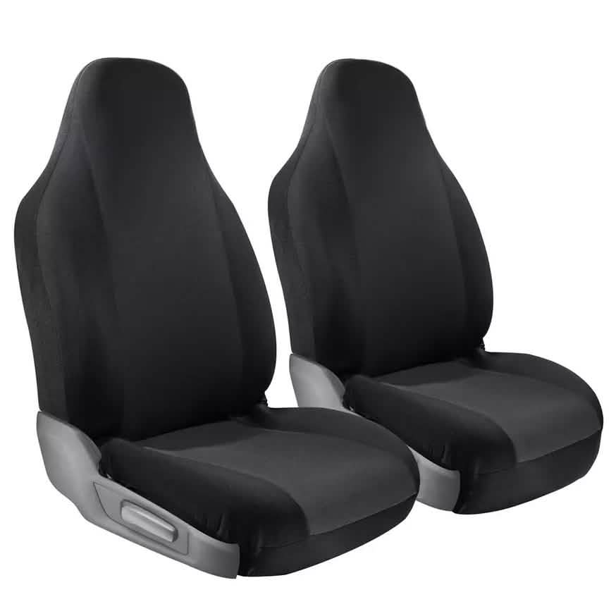 2-Pack: Car Seat Cover Protectors - Grip Control Non-Slip Poly Cloth DailySale