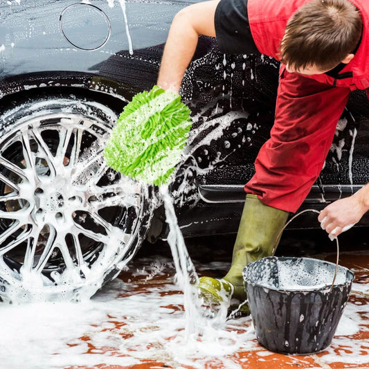 2-Pack: Car Wash Mitt Car Washing Gloves DailySale