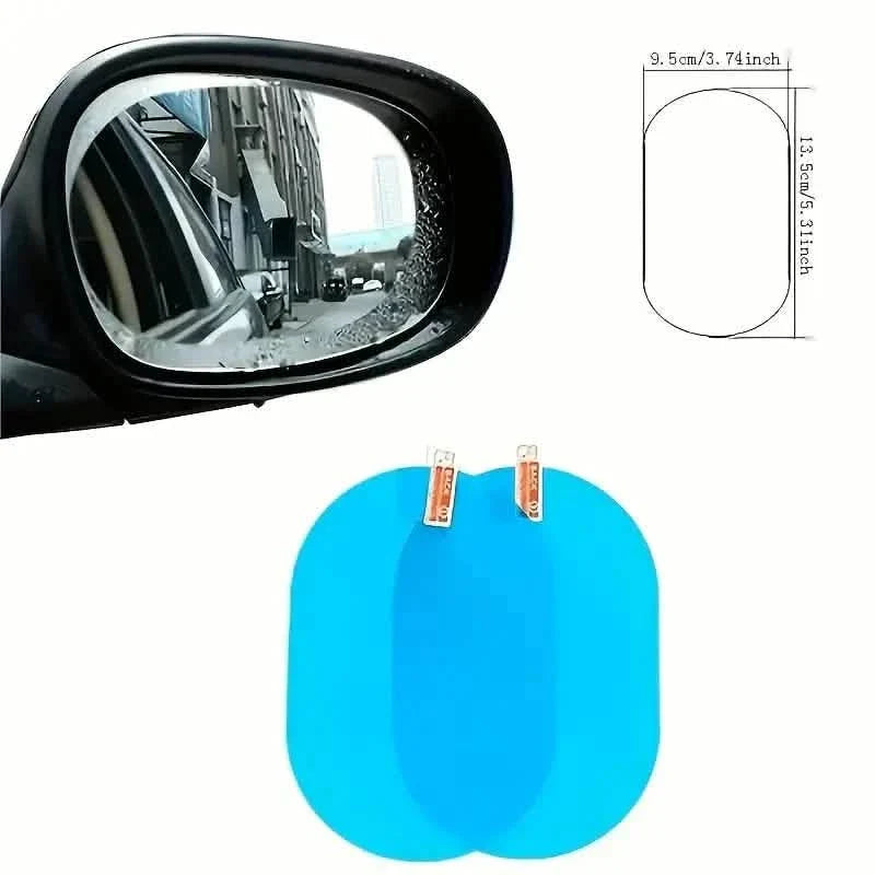 2-Pack: Car Waterproof Transparent Film Rearview Mirror Protection DailySale