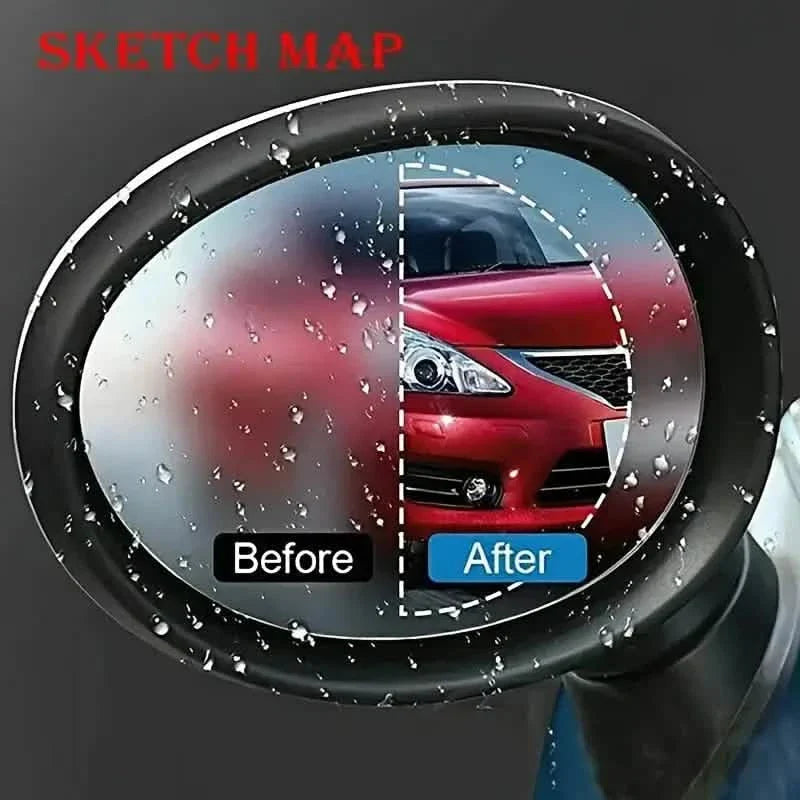 2-Pack: Car Waterproof Transparent Film Rearview Mirror Protection DailySale