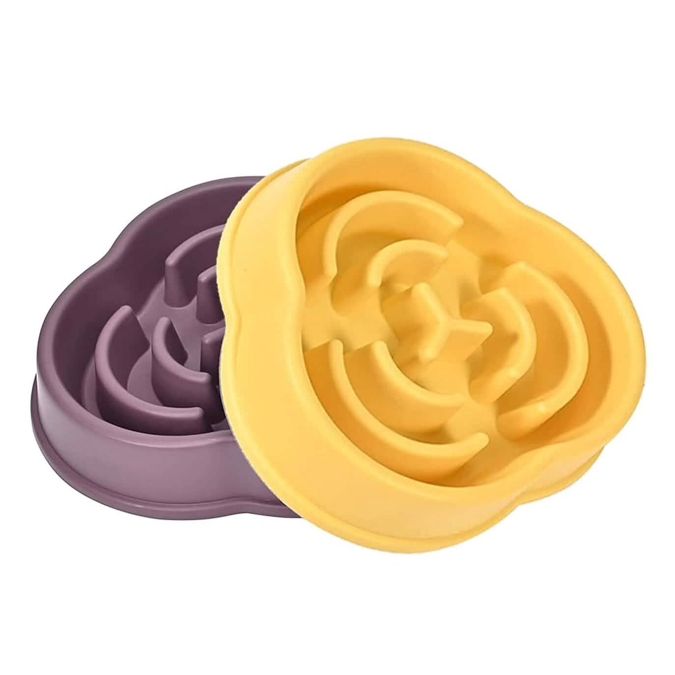 2-Pack: Cat and Dog Slow Food Bowl Slow Food Bowl DailySale