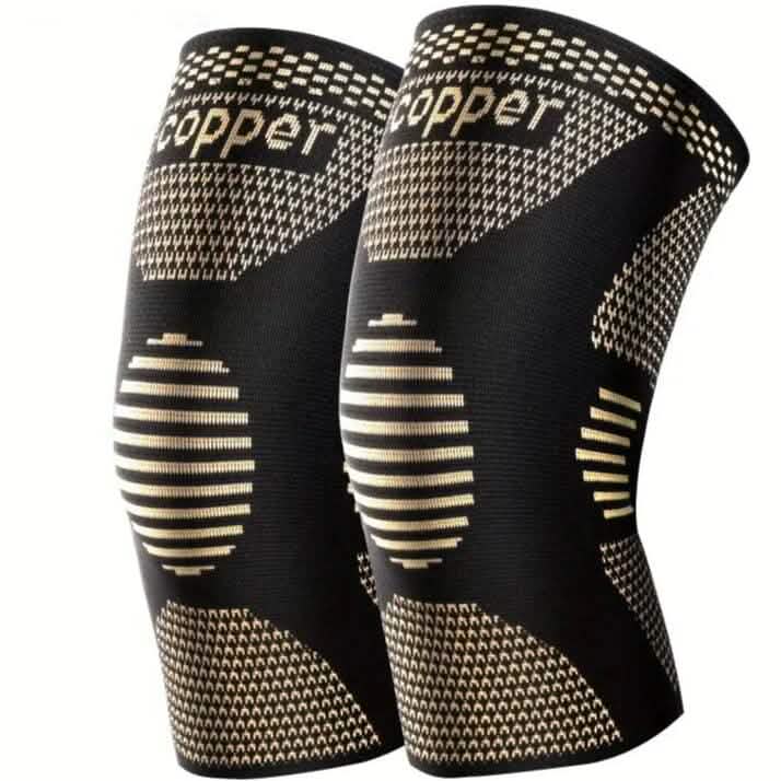 2-Pack: Copper Compression Knee Brace DailySale