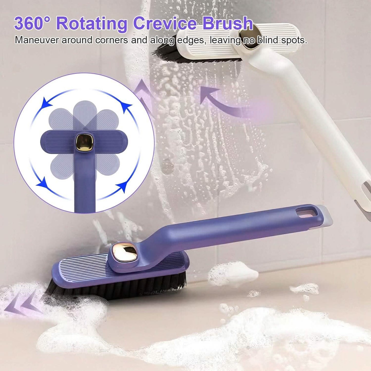 2-Pack: Crevice Cleaning Brush Stiff Bristle Brush Gap Cleaner DailySale
