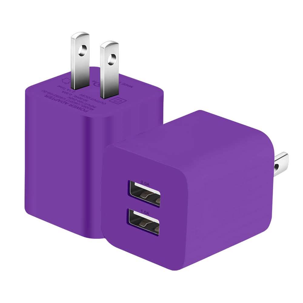 2-Pack: Dual Port USB Wall Charger DailySale
