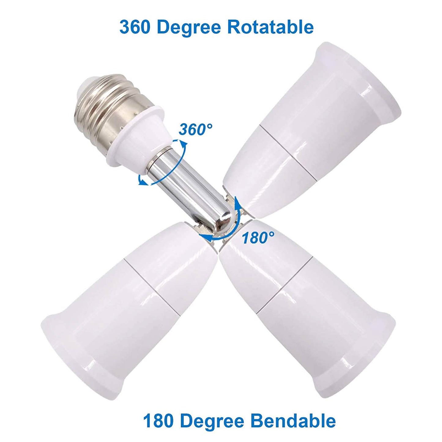2-Pack: E26/E27 Lamp Holder Extender DailySale