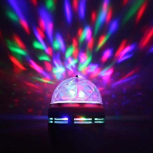 2-Pack: E27 3W Auto Rotating RGB LED Stage Light DailySale