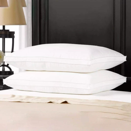 2-Pack: Ella Jayne Gusset Allergy Resistant Down-Like Fiber Pillows DailySale