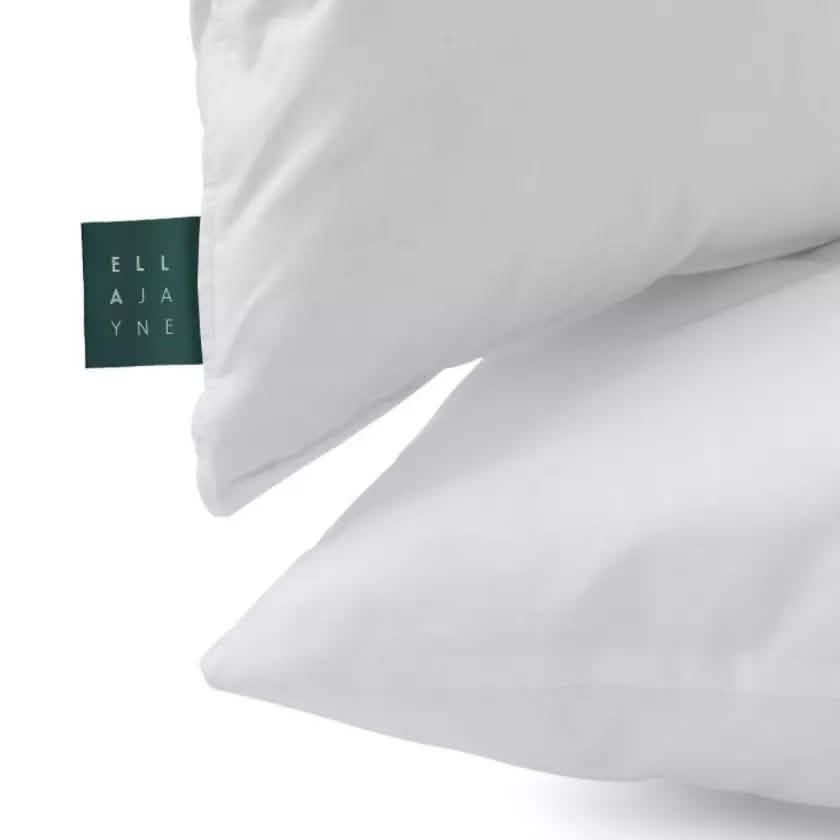 2-Pack: Ella Jayne Gusset Allergy Resistant Down-Like Fiber Pillows DailySale