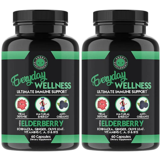 2-Pack: Everyday Wellness Immune Support with Elderberry and Vitamin C DailySale