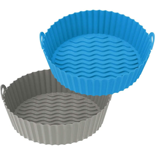 2-Pack: Foldable Silicone Air Fryer Liner DailySale
