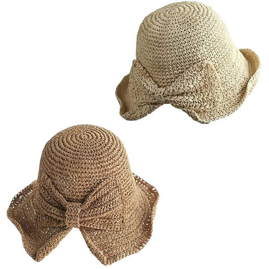 2-Pack: Foldable Wide Brim Floppy Straw Hat DailySale