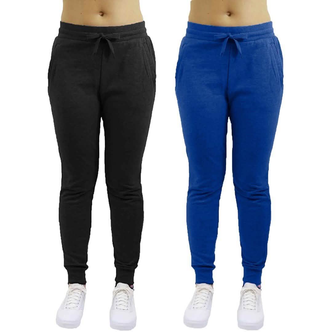 2-Pack: Galaxy By Harvic Women's Heavyweight Fleece-Lined Joggers DailySale