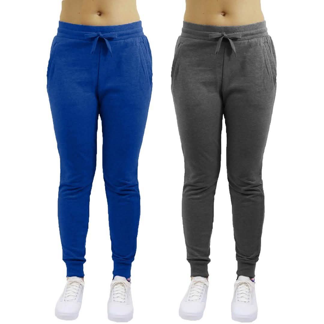 2-Pack: Galaxy By Harvic Women's Heavyweight Fleece-Lined Joggers DailySale